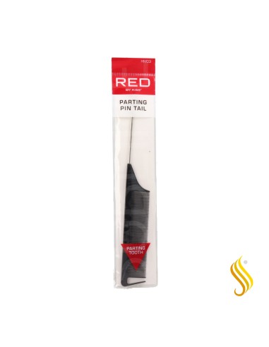 Red Kiss Parting Pin Tail Comb Peine